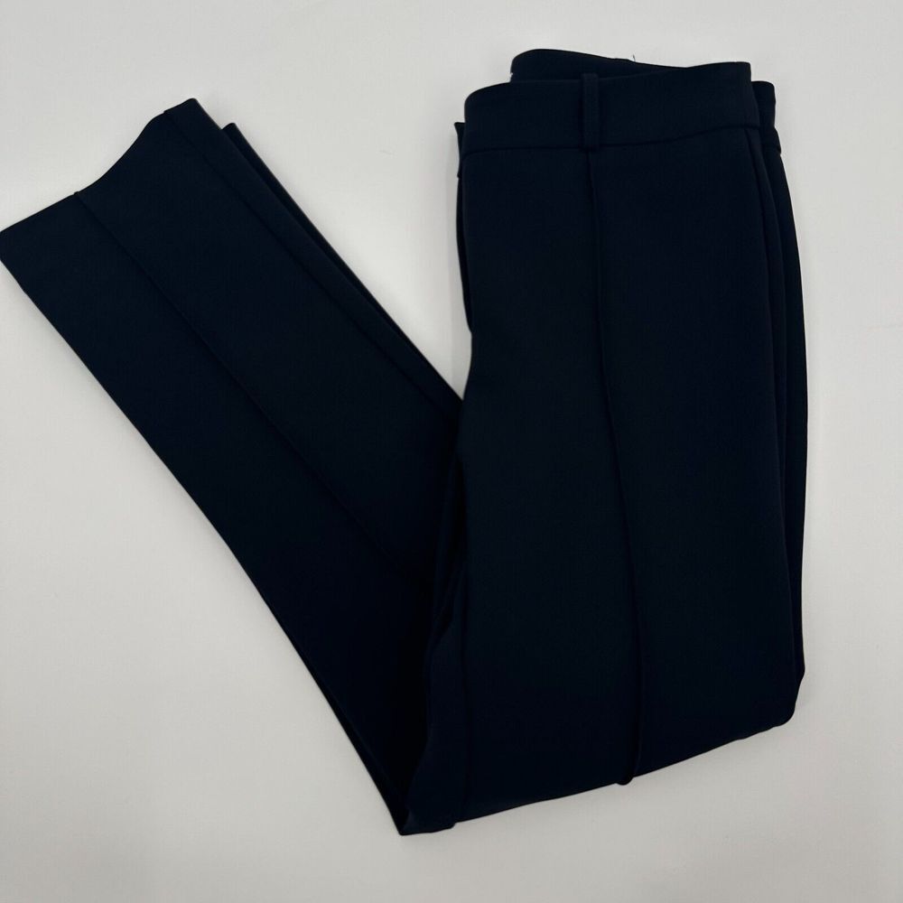 Aella Concept Dress Pants Womens Size 2 Blue Regular Fit Flat Front Straight Leg